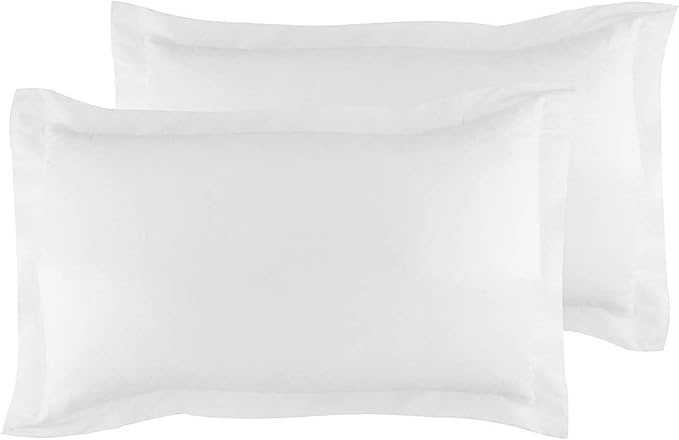 Luxury 1-Piece Flat Sheet + 2-Piece Pillowcases(Without Fitted Sheet) King Size – 800 Thread Count Pima Cotton, Heavyweight Fabric, Deep 15" Pockets, Ultra Soft & Durable (White)