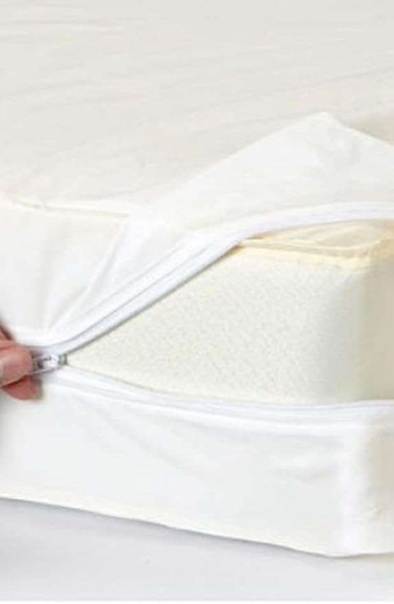 Full Size Vinyl Mattress Protector Zippered Encasement Cover 100% Waterproof Prevent Stains and Spills 78" x 54" 12" Deep (Full)