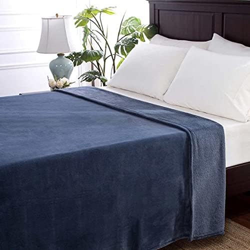 Berkshire Life LuxeLoft Blanket (King, Navy Blue) King (112 in x 92 in)