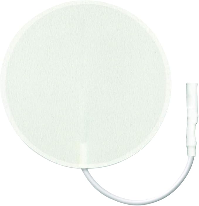Valuetrode X 2 inch Round White Foam Backed - 4 ea.