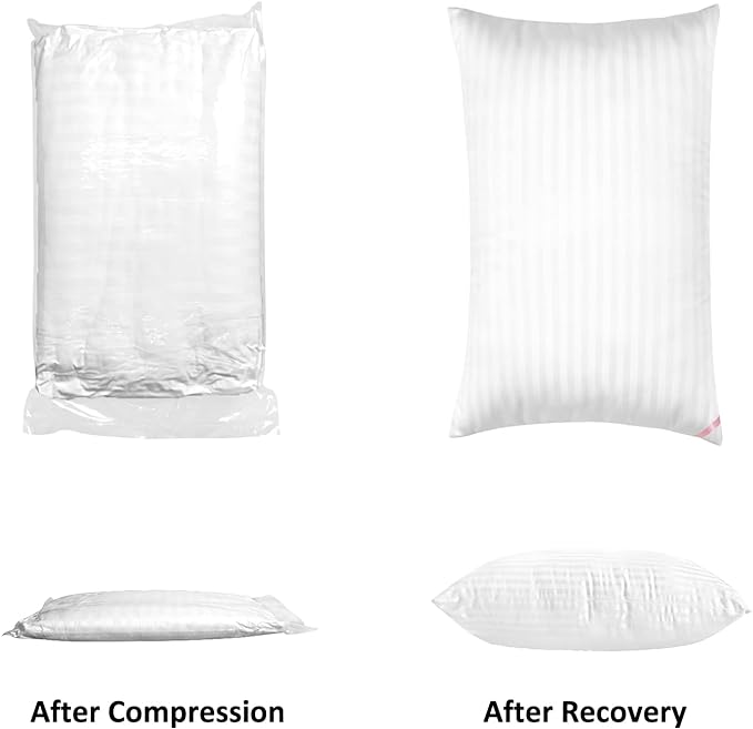 EIUE Hotel Collection Bed Pillows for Sleeping 2 Pack King Size,Pillows for Side and Back Sleepers,Super Soft Down Alternative Microfiber Filled Pillows,20 x 36 Inches