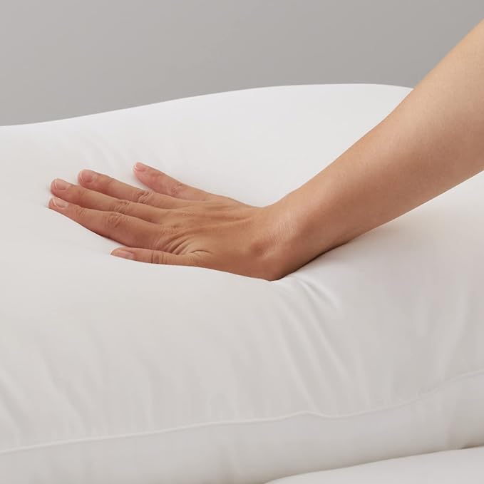 Amazon Basics Down Alternative Bed Pillows and Pillow Protector Case 2-Piece Set, 26 in x 20 in, Soft Density, Standard - Pack of 2, White