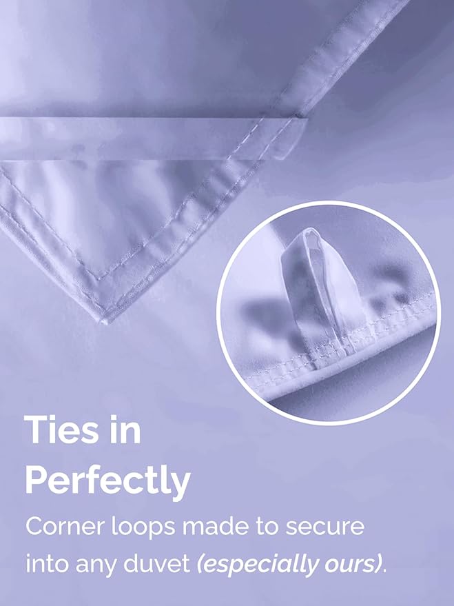 Queen Size, Purplec & Lavender Alternative Down Comforter - Warm, Lightweight & Breathable Hotel Quality Bedding Set for Men, Women, Kids & Teens - All Season Cooling Microfiber Duvet Insert Comforter