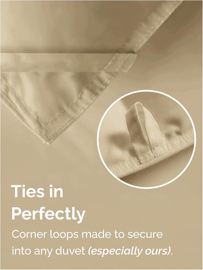 Queen Size, Beige Alternative Down Comforter - Warm, Lightweight & Breathable Hotel Quality Bedding Set for Men, Women, Kids & Teens - All Season Oversized Cooling Microfiber Duvet Insert Comforter
