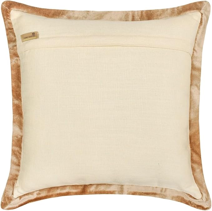 The HomeCentric King/Queen/Twin Beige Luxury Full 68"x18" Bed Runner with One Pillow Cover, Damask Bed Scarf on Velvet Fabric - Emmeline