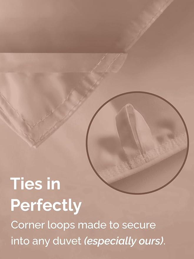 King Size, Mauve Alternative Down Comforter - Warm, Lightweight & Breathable Hotel Quality Bedding Set for Men, Women, Kids and Teens - All Season Oversized Cooling Microfiber Duvet Insert Comforter