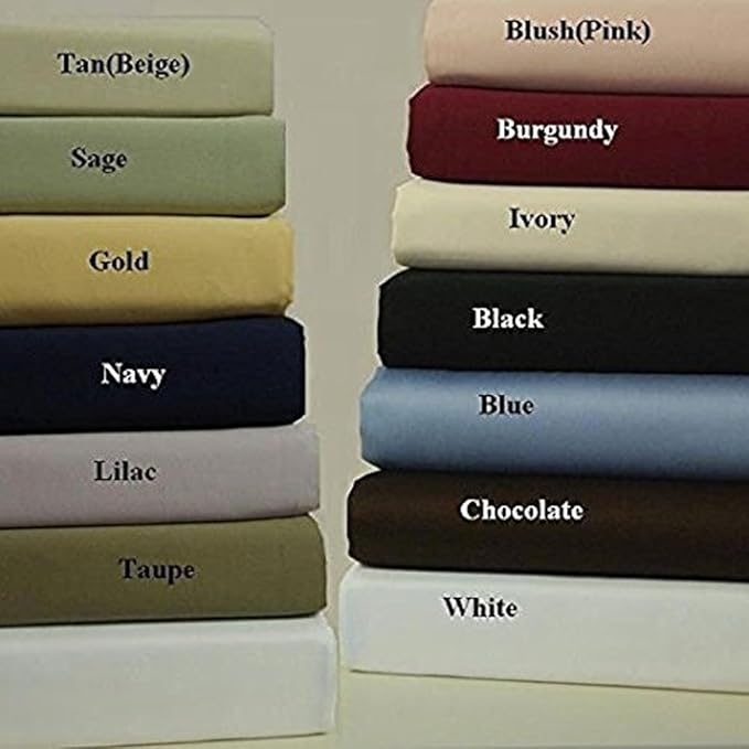 Royal Hotel Bedding 8pc Queen Size Bed-in-a-Bag Solid Black 600-Thread-Count Siberian Goose Down Alternative Comforter 100 Percent Cotton - Includes Sheets and Duvet Cover Sets