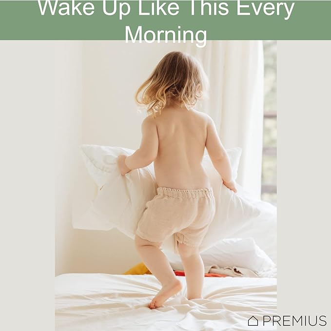 Waterproof Mattress Cover Protector Encasement for (Queen) Bed by PREMIUS, Zippered, Extra Deep 16 Inches Pocket Protector, Breathable & Noiseless, Microfiber Fabric, Machine Washable, Stretch Pockets