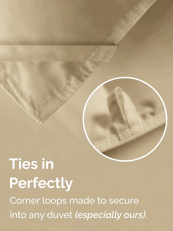Full Size, Beige Alternative Down Comforter - Warm, Lightweight & Breathable Hotel Quality Bedding Set for Men, Women, Kids and Teens - All Season Oversized Cooling Microfiber Duvet Insert Comforter