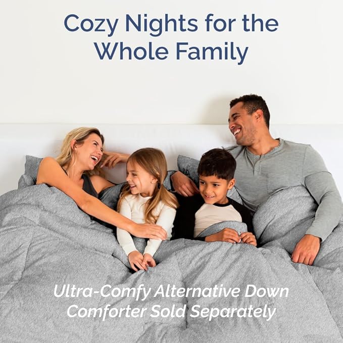 Full XL Size 4 Piece Sheet Set - Comfy Breathable & Cooling Bed Sheets Set - Hotel Luxury Bedding for Women, Men, Kids, Teens, Boys & Girls - Deep Pockets & Wrinkle Free - Oeko-Tex - Heathered Grey