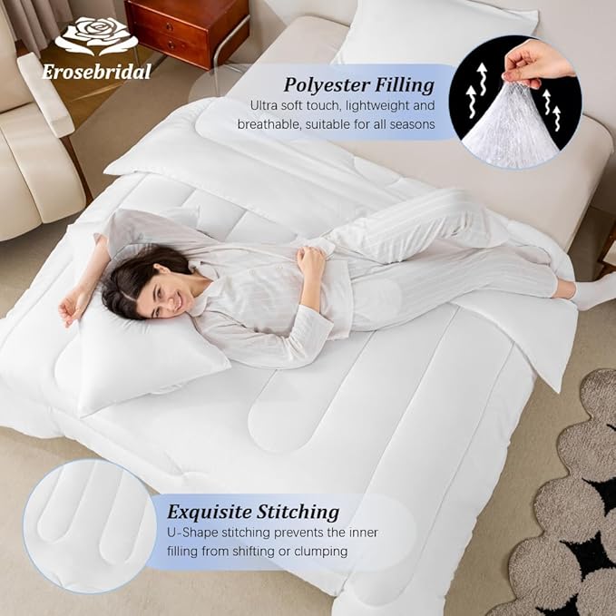 Ice Fire Dragon Comforter Set for Boys Teens Kids Gamer Games Room Decor Bedding Set Blue Red Gaming Gamepad Down Comforter ,Fairy Tale Animals Theme Room Decor 2Pcs Duvet Insert Twin Size,Soft