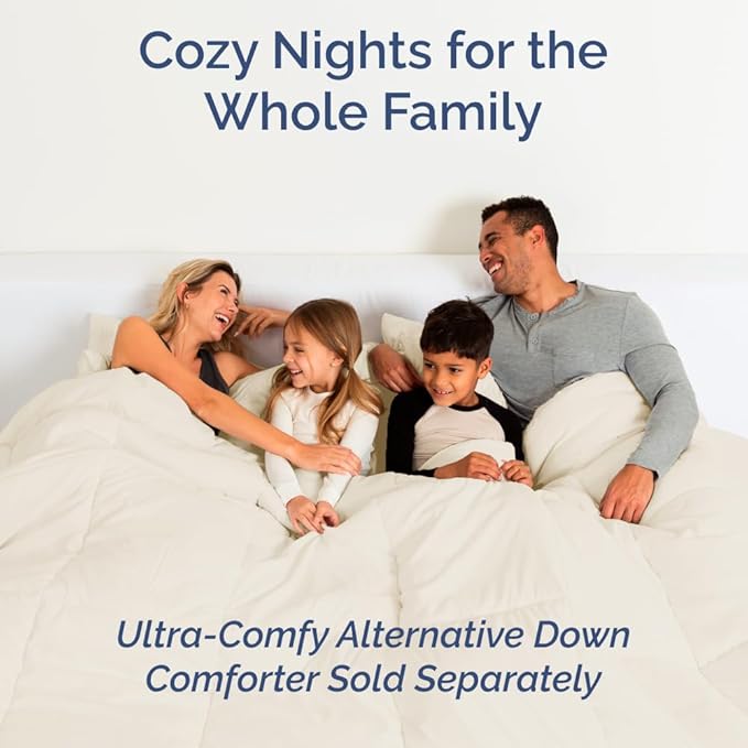 Full XL Size 4 Piece Sheet Set - Comfy Breathable & Cooling Bed Sheets Set - Hotel Luxury Bedding for Women, Men, Kids, Teens, Boys & Girls - Deep Pockets, Soft, Wrinkle Free - Oeko-Tex - Off White