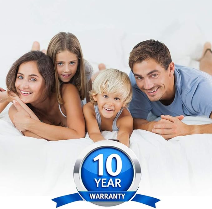 Twin XL Size Quilted Fitted Waterproof Mattress Pad, Premium Hollow Material Filling Mattress Protector, Breathable, Quiet, Cooling, Machine-Washable Mattress Cover with 21” Deep Pocket