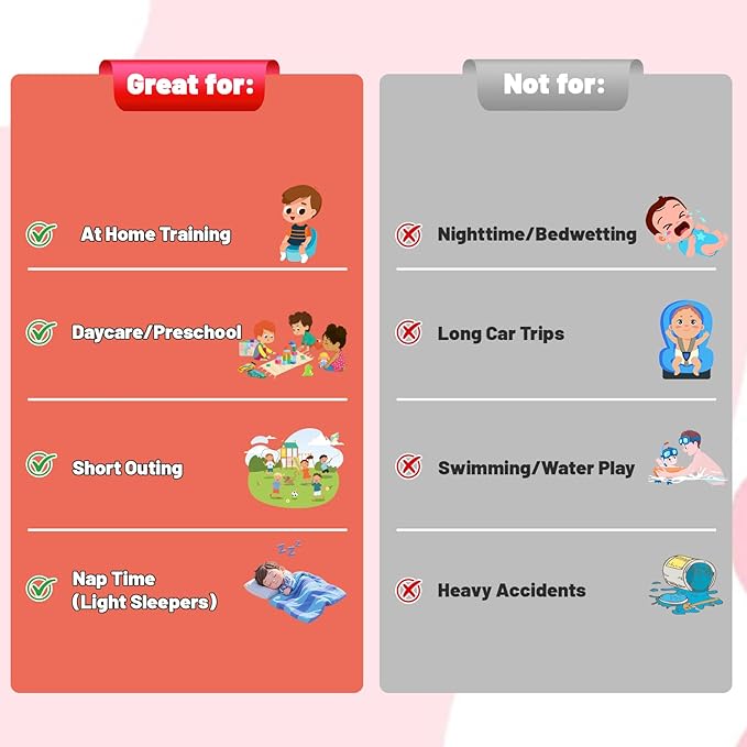 MooMoo Baby Training Underwear for Boys and Girls Absorbent Toddler Training Pants for Girs 2T-7T