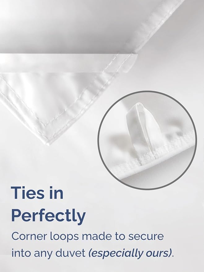 Twin Size, White Alternative Down Comforter - Warm, Lightweight & Breathable Hotel Quality Bedding Set for Men, Women, Kids and Teens - All Season Oversized Cooling Microfiber Duvet Insert Comforter