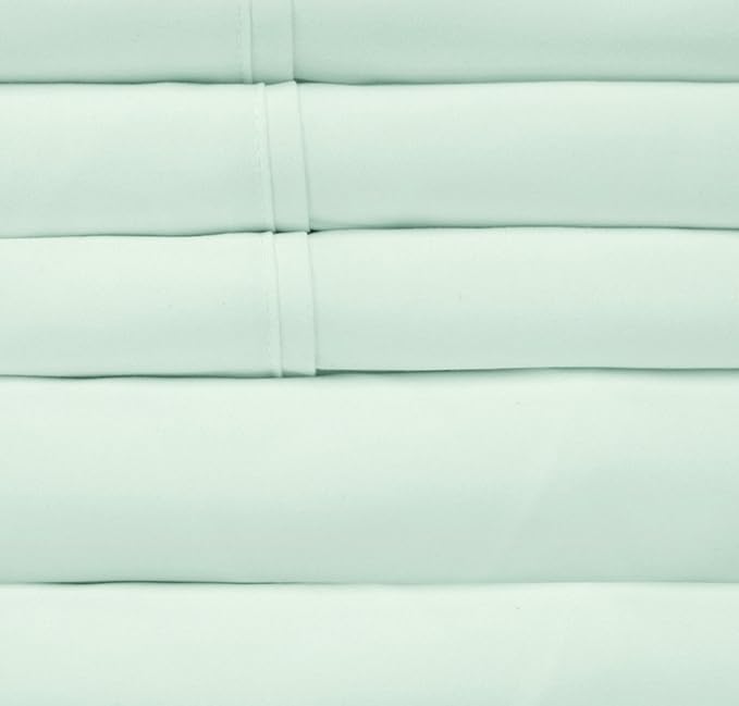 Twin Size Bed Sheets - 4 Piece 1500 Supreme Collection Fine Brushed Microfiber Deep Pocket Twin Sheet Set Bedding - 1 EXTRA PILLOW CASES, GREAT VALUE, Twin, Mint