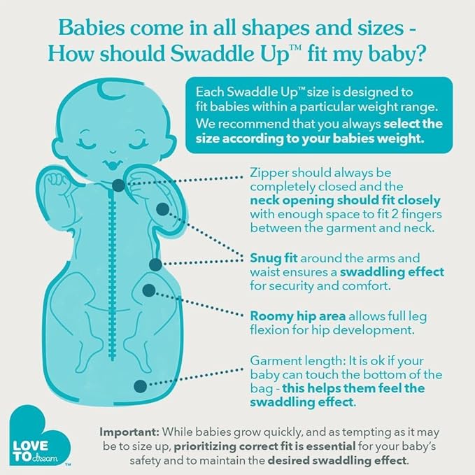 Love to Dream Swaddle Up Viscose from Bamboo, Arms Up Position, Soft and Sustainable Bamboo Fabric, Versatile Wearable Blanket, 1.0 TOG (20-24°C) Ideal for Moderate Temps, Boats Mist, Small 8-13 lbs