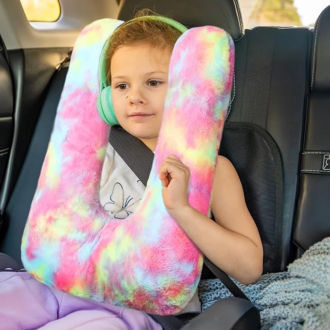 Travel Cars Pillow Seat Belt Removable U-Shaped Pillow Gift for Birthday Holiday Adults Sleeping Camping Support Head and Neck on Trips Long Car Ride Essentials