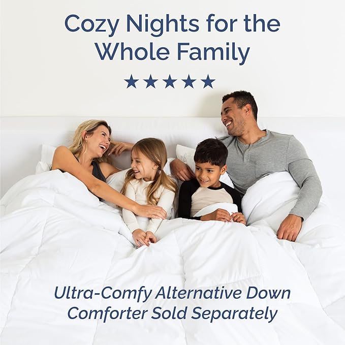 Twin Size 3 Piece Sheet Set - Comfy Breathable & Cooling Bed Sheets Set - Hotel Luxury Bedding for Women, Men, Kids, Teens, Boys & Girls - Deep Pockets, Soft, Wrinkle Free - Oeko-Tex - Blue Stripes 2