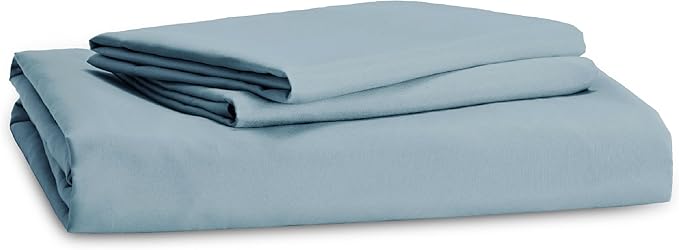Bedsure Duvet Cover King Size - Soft Double Brushed Bedding Set for Kids & Adults, Zipper Closure, 3 Pieces, Includes 1 Duvet Cover (104"x90") & 2 Pillow Shams, NO Comforter, Mineral Blue