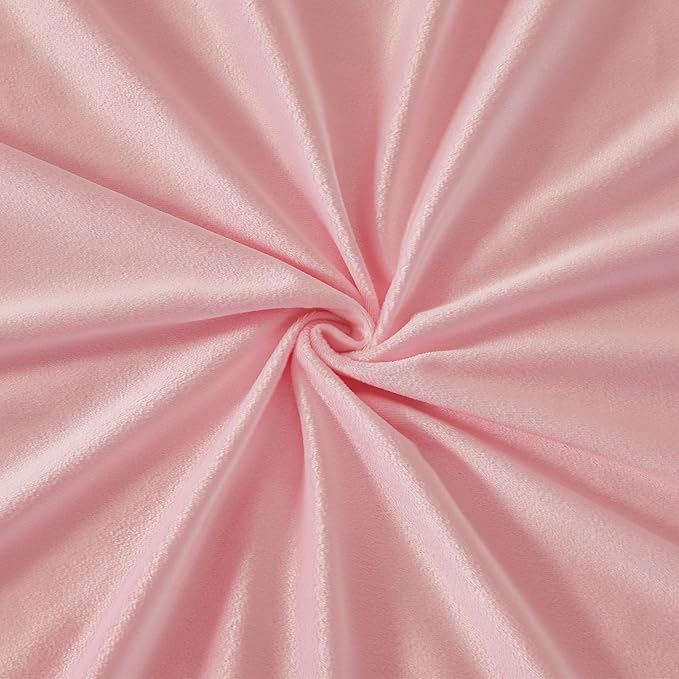 EMME Luxury Fuzzy Duvet Cover Set Queen Size 3 Pieces Pink Fluffy Comforter Cover Set for Queen Bed Shaggy and Plush Soft Bedding Duvet Covers (Pink, Queen)