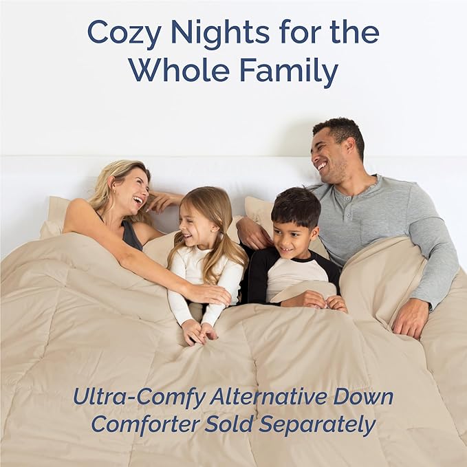 Twin XL 4 Piece Sheet Set - Comfy Breathable & Cooling - Ultra Soft Hotel Luxury Bedding Set w/ 8-16 Inch Deep Pockets - 1 Flat & 1 Fitted Sheet & 2 Pillowcases - Wrinkle Free and Easy Care - Cream