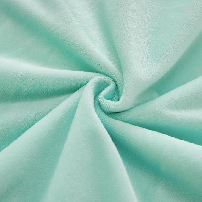 EMME Luxury Blue Fuzzy Duvet Cover Set Queen Size 3 Pieces Fluffy Comforter Cover Set for Queen Bed Shaggy and Plush Soft Bedding Duvet Covers (Tie Dye Blue, Queen)