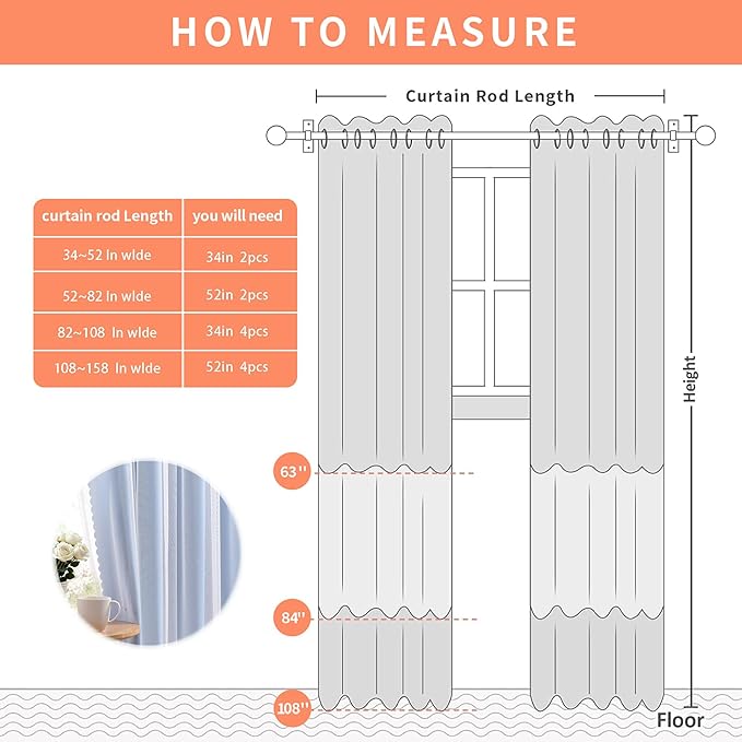 XiDi Sky Blue Blackout Curtains with Sheer Overlay Mix and Match Double Layer Thermal Insulated Window Panels 90 inch for Living Room Bedroom Blue Drapes with Tiebacks Grommet Top 52" Wx90 Lx2
