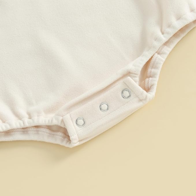 VISGOGO Newborn Infant Baby Boy Girls Oversized Romper Little Dude Sweater Onesie Coming Home Outfit Neutral Clothes