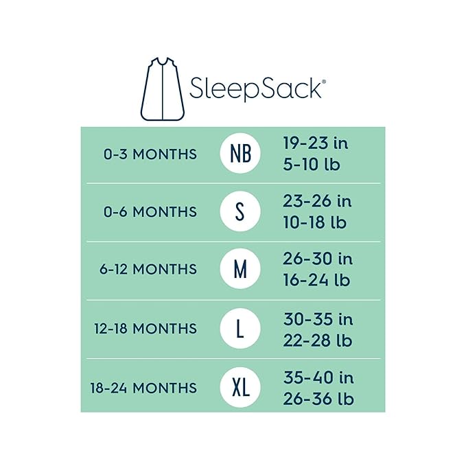 HALO SleepSack, 100% Cotton Wearable Blanket, Swaddle Transition Sleeping Bag, TOG 0.5, Jungle Cotton, Medium, 6-12 Months