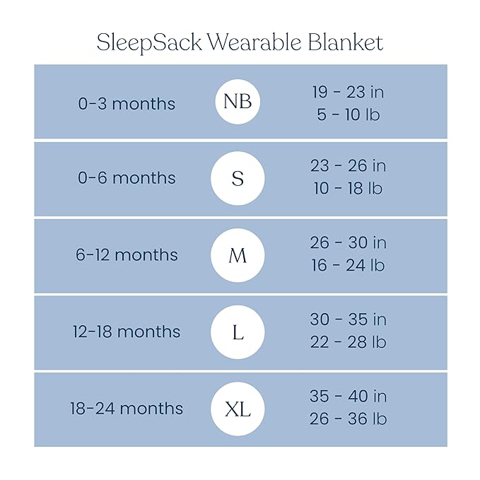 HALO SleepSack, 100% Cotton Wearable Blanket, Swaddle Transition Sleeping Bag, TOG 0.5, Blue Stripe, Large, 12-18 Months