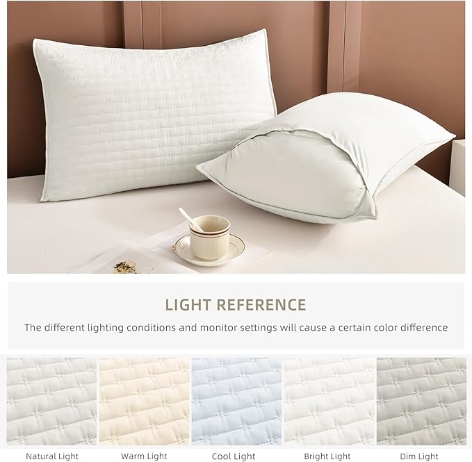 Lady Ann Wheat Cal King Bedspreads Set, 3 Piece King Size Quilt Set (118x106) for Bed, Lightweight & Soft Farmhouse Coverlet All Season Quilted Bedding Sets