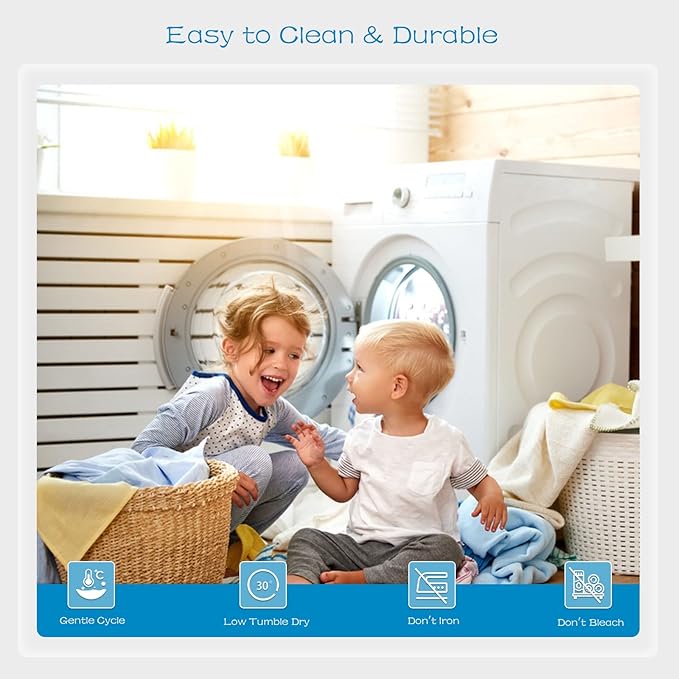 GRT 2 Pack Queen Mattress Protector Waterproof, Breathable & Noiseless Waterproof Mattress Protector Fitted Deep Pocket from 5" to 21", Smooth Queen Bed Mattress Cover Machine Washable