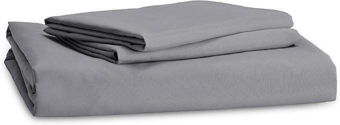 Bedsure Duvet Cover Full Size - Soft Double Brushed Bedding Set for Kids & Adults, Zipper Closure, 3 Pieces, Includes 1 Duvet Cover (80"x90") & 2 Pillow Shams, NO Comforter, Grey