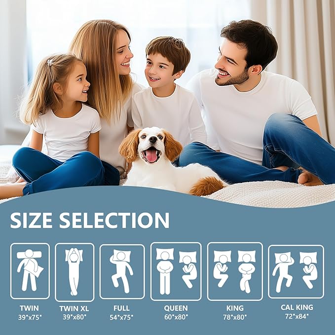 Premium Waterproof Mattress Protector Full Size, Breathable Bed Cover 3D Air Fabric Cooling Mattress Pad Cover Smooth Soft Noiseless Washable, 8''-21'' Deep Pocket (Gray)
