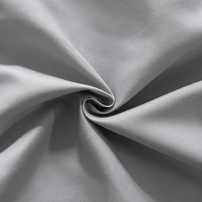 Bed Skirt King Size Ruffled Bed Skirts with Split Corners, 16 Inch Drop Dust Ruffle Bed Skirt with Platform, Light Gray, King - 16" Drop