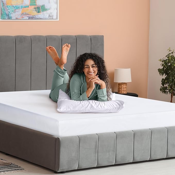 Utopia Bedding Waterproof 5-Sided Mattress Protector Full Size, Premium Breathable Mattress Cover, Fitted Style with Stretchable Pockets (White - Pack of 2)