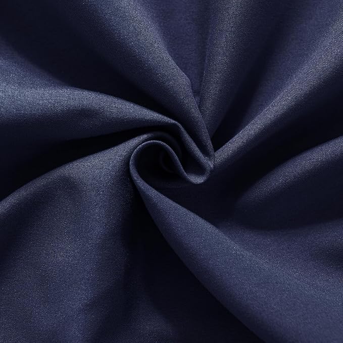 Bed Skirt King Size Ruffled Bed Skirts with Split Corners,16 Inch Drop Dust Ruffle Bed Skirt with Platform, Blue, King - 16" Drop