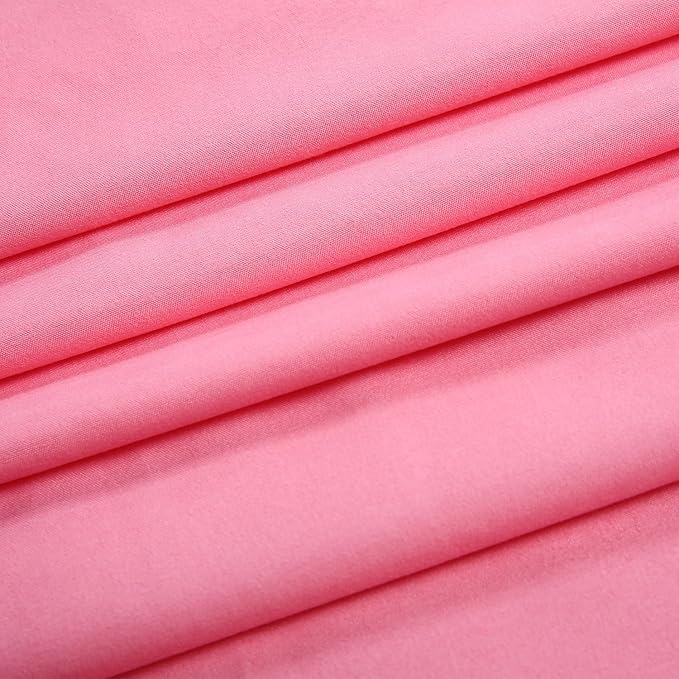 Best Season 4 Piece Bed Sheet Set (Twin XL Size, Peach Pink Color) 1 Flat Sheet,1 Fitted Sheet and 2 Pillow Cases,Brushed Microfiber Sheets Set,Deep Pockets,Extra Soft & Fade Resistant