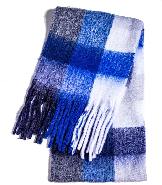 Winter Women Chunky Scarf Warm Blanket Big Thick Large Oversized Wrap Colorful Long Solid Scarves