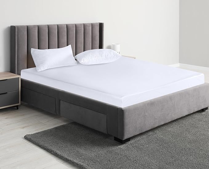 Utopia Bedding Waterproof Mattress Protector Queen Size 14 Pack, Premium 200 GSM Terry Mattress Cover, Soft & Breathable Bed Cover, Fitted Sheet Style with Stretchable Deep Pockets 17" (White)