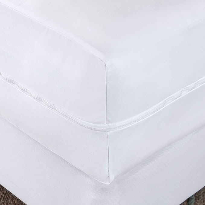 Guardmax Jersey Knitted Full XL Zippered Mattress Encasement - Waterproof & Bed Bug Proof Mattress Protector - Comfortable, Soft, and Noiseless Zippered Bedding - Dust Mite P0roof (54 x 80 x 12)