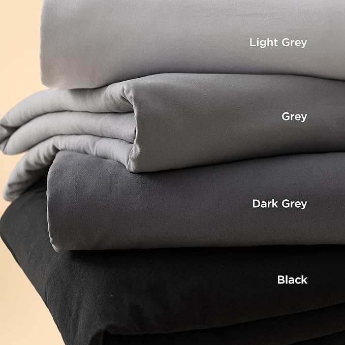 Bedsure Black Duvet Cover Queen Size - 3 Pieces Prewashed Extra Soft Bedding Set, Includes 1 Duvet Cover 90x90 Inches with Zipper Closure & 2 Pillow Shams, Comforter Not Included