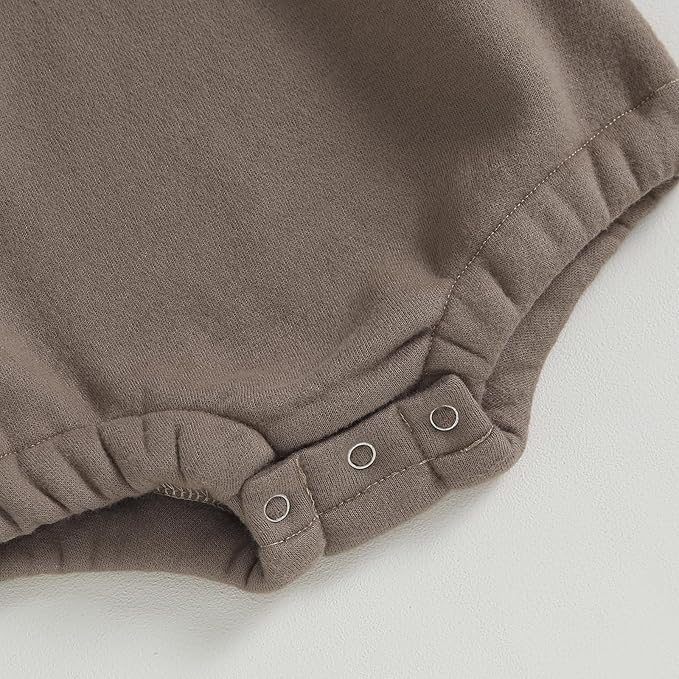 VISGOGO Newborn Infant Baby Boy Girls Oversized Romper Little Dude Sweater Onesie Coming Home Outfit Neutral Clothes