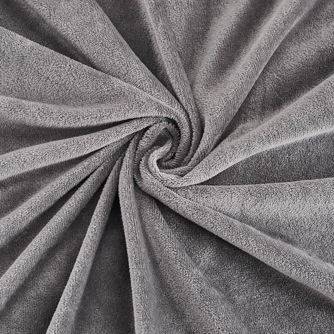 EMME Faux Fur Duvet Cover Twin Size, 2 Pieces Ultra Soft Fluffy Comforter Cover, Cozy Warm for Winter, Luxury Shaggy Bubble Design Bedding, 1 Duvet Cover & 1 Pillow Shams (Twin, Tie Dye Dark Grey)