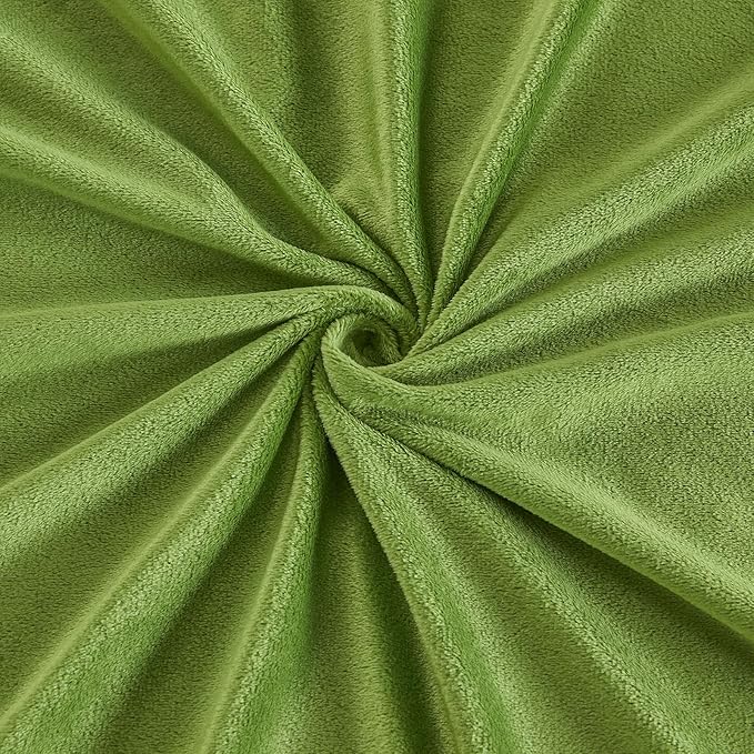 EMME Faux Fur Duvet Cover King Size, 3 Pieces Ultra Soft Fluffy Comforter Cover, Cozy Warm for Winter, Luxury Elegant Shaggy Bubble Design Bedding, 1 Duvet Cover & 2 Pillow Shams (King, Green)