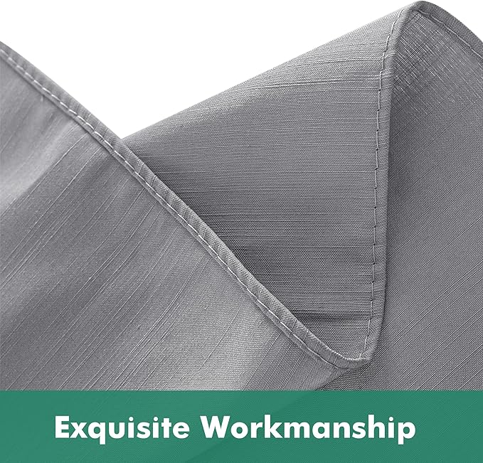 Biscaynebay Wrap Around Bed Skirts with Split Corners for Queen Beds 18" Drop, Silver Grey Adjustable Elastic Dust Ruffles Easy Fit Wrinkle Resistant Silky Luxurious Fabric Machine Washable
