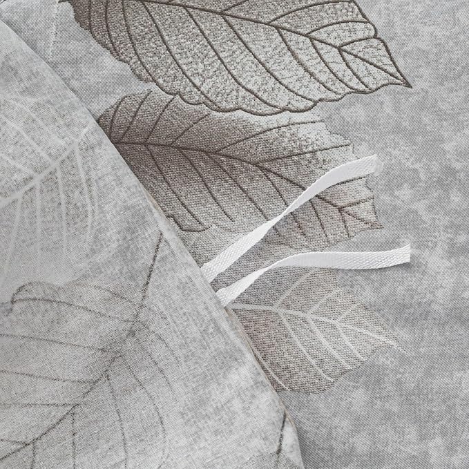 OAITE Duvet Cover Set Queen Size Floral Pattern 500 Thread Count Ultra Soft 100% Cotton Duvet Cover Sets 3-PC, Breathable Duvet Cover with Zipper Closure & Corner Ties