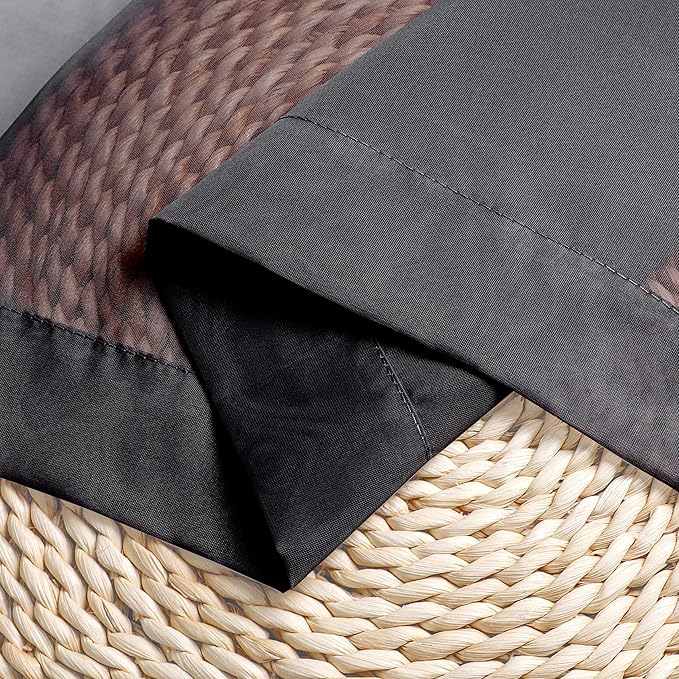 Chyhomenyc Black Sheer Curtains 30 inch Length 2 Panels, Light Filtering Voile Rod Pocket Short Window Curtians for Bathroom Living Room Farmhouse Small Windows, 42Wx30L inches