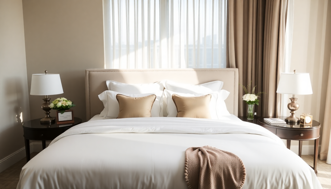 Hotel-Style Bedroom: How to Create a Luxury Bed at Home